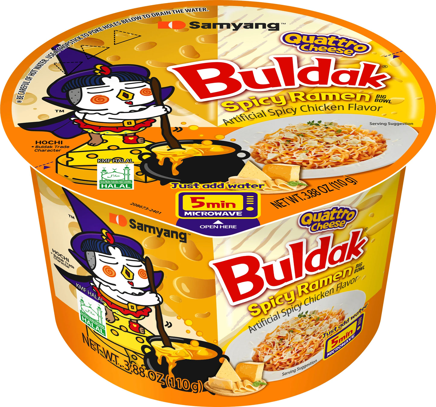 Buldak Quattro Cheese Big Bowl - US 5062
