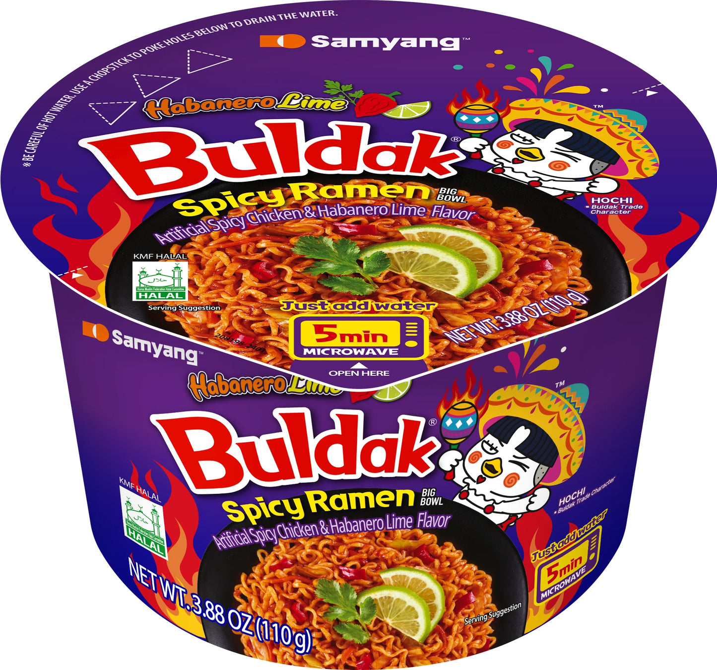 Buldak Habanero Lime Big Bowl - US 5597