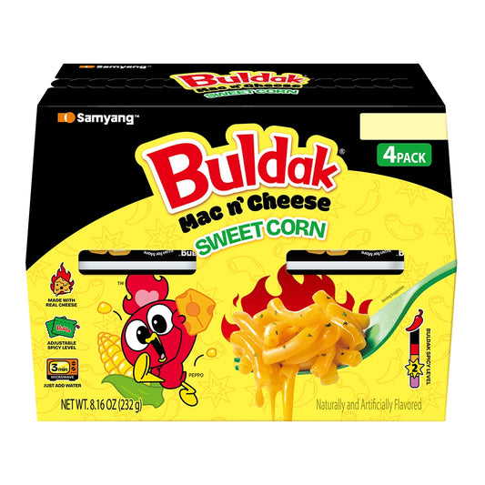 Buldak Mac and Cheese Sweet Corn (4 Cup) - US 4657